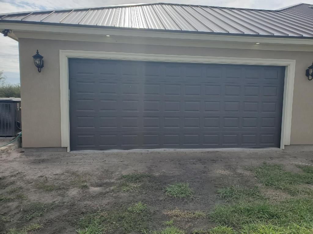 colored garage door