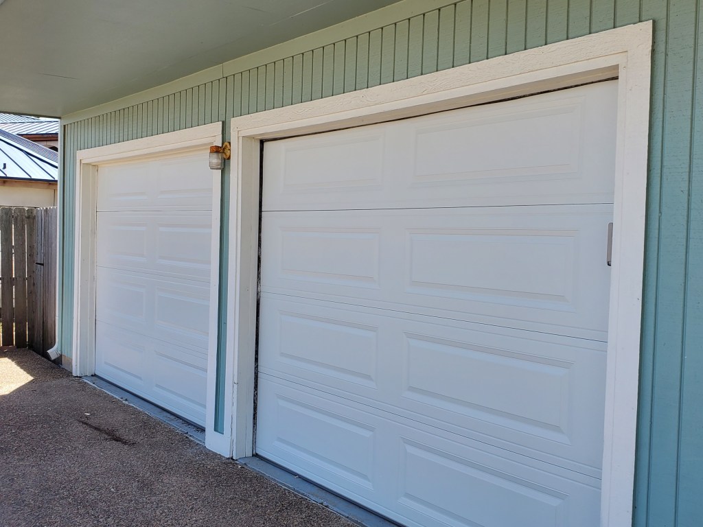 Double garage doors